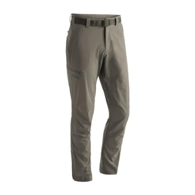 Abbildung von Maier Sports Torid Slim, Herren Wanderhose, Wasserabweisende Outdoorhose für Trekking und Hiking, Enganliegender Schnitt, PFC frei, mSTRETCH pro 4 &amp; Dryprotec, Braun, 48 (W33/L32)