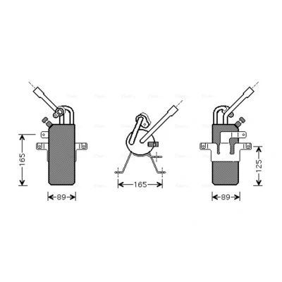 Abbildung von AVA COOLING SYSTEMS FDD374 Trockner Aluminium