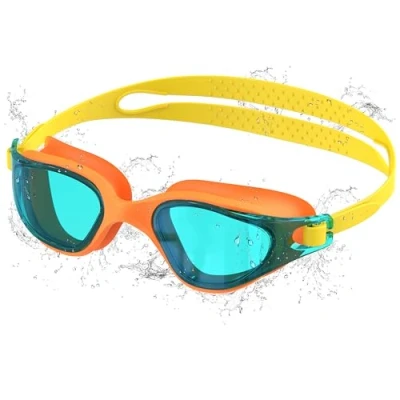 Abbildung von Ambienden Swimming Goggles for Adults &amp; Youth Anti Fog HD Lens, UV Protection, Waterproof Seal Training, Competition, Beach/Pool Secure Fit Unisex Adult (Men Women) YL