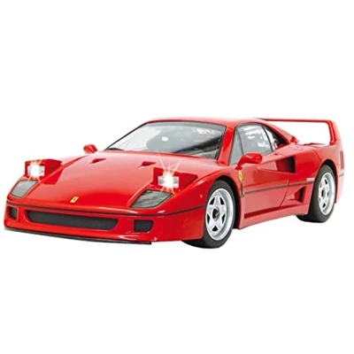 Abbildung von JAMARA 405166 Ferrari F40 1:14 27Mhz offiziell lizenziert, ca 1 Stunde Fahrzeit bei 11 Kmh, LED Licht, Perfekt nachgebildete Details, detaillierter Innenraum, hochwertige Verarbeitung