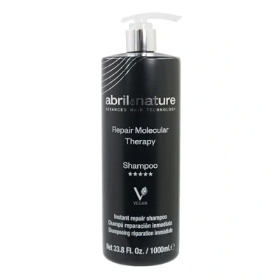 Abbildung von abril et nature Professionelles Shampoo Molecular Therapy Für extrem geschädigtes, überbearbeitetes oder alterndes Haar Rekonstruiert und Repariert Gesundes starkes 1000 ml