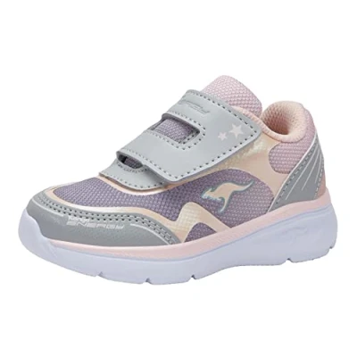Abbildung von KangaROOS Jungen Mädchen K IQ Stuke V Sneaker, Vapor Grey/Frost pink, 24 EU