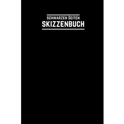 Abbildung von Schwarzen Seiten Skizzenbuch: Alle Leeren Papierbuch Zum Skizzieren, Schreiben, Zeichnen, Malen &amp; Kritzeln Buch Mit A5 ... Tinte, Gelschreibern Oder Metallic Farben