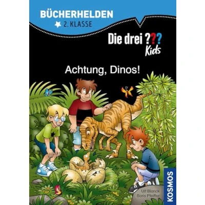 Abbildung von Die drei ??? Kids, Bücherhelden 2. Klasse, Achtung, Dinos!