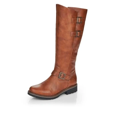 Abbildung von Remonte Winterstiefel, Blockabsatz, Langschaftstiefel, Wechselfußbett, XL Schaft