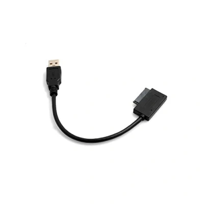 Abbildung von System S USB Typ A 3.0 (Male) auf 7 + 6 13pin Slimline SATA Laptop CD/DVD ROM Optisches Laufwerk Kabel Adapter