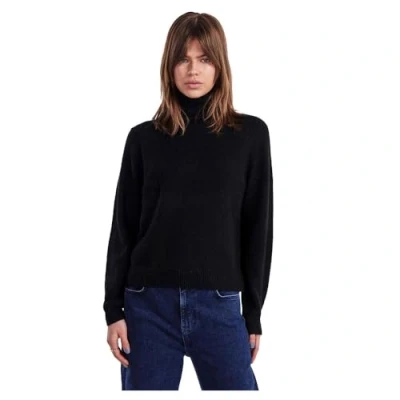 Abbildung von Pieces Juliana Rollneck Strickpullover, Damen, Größe: XS, Black