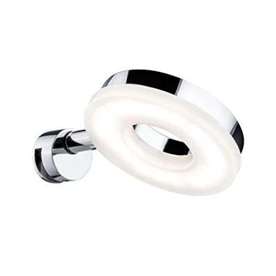 Abbildung von Paulmann 70881 LED Spiegelleuchte Becrux incl. 1x4 Watt Chrom Wandleuchte Metall, Kunststoff Badlampe 3000 K, Kabel 15 cm