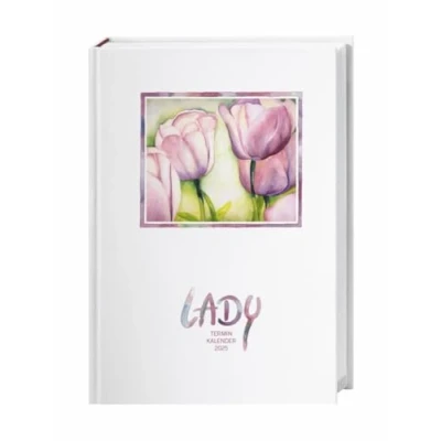 Abbildung von Lady Terminkalender A6 2025: Liebevoll gestalteter Taschenkalender mit Zitaten und kleinen Illustrationen. Praktischer Buchkalender 2025 viel Raum für Notizen. (Kalenderbücher Heye)