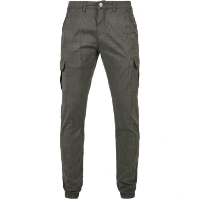 Abbildung von Urban Classics AOP Glencheck Cargo JOG Pants Cargohose, Herren, Größe: 3XL, Darkgrey