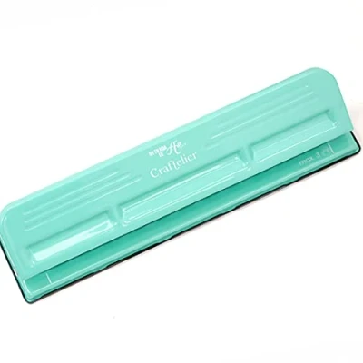 Abbildung von Craftelier RingLocher 11 Löchern für XL PlattenPlaner, Terminkalender oder Notizbücher speziell Scrapbooking Stanzkapazität 3 x 90 g/m2 Papiere Größe ca. 32 9 5 cm