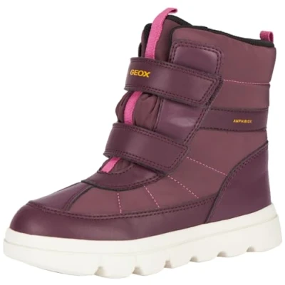 Abbildung von Geox J WILLABOOM Girl B A Ankle Boot, Prune, 36 EU