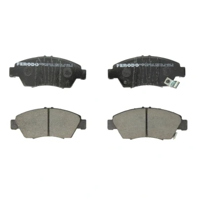 Abbildung von FERODO PREMIER ECO FRICTION FDB776 Bremsbelagsatz mit akustischer Verschleißwarnung ohne Zubehör HONDA: CRX 3, CIVIC 8, 6 Coupe