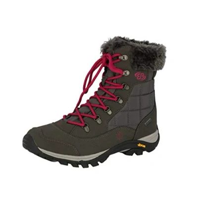 Abbildung von Brütting Himalaya Damen Schneestiefel, Anthrazit/ Pink, 37 EU