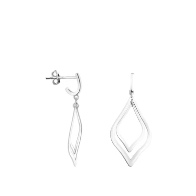 Abbildung von Sofia Milani GEO Ohrringe, Damen, Größe: One Size, Silver coloured