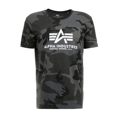 Abbildung von Alpha Industries CAMO Tshirt print, Größe: XXL, Black