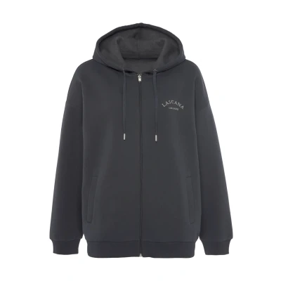 Abbildung von Lascana Sweatjacke, Damen, Größe: 40/42, Anthrazit