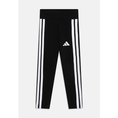 Abbildung von adidas Mädchen Essentials 3 Stripes Leggings, Black/White, 9 10 Years