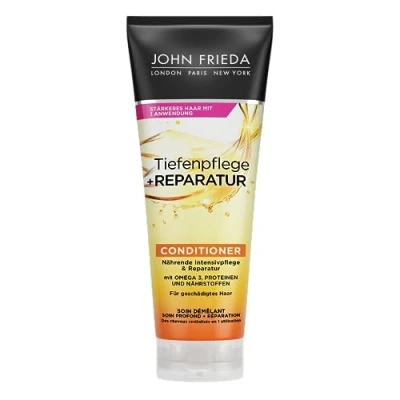 Abbildung von John Frieda Tiefenpflege + Reparatur Conditioner Inhalt: 250 ml Für geschädigtes, extrem geschädigtes Haar