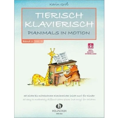 Abbildung von Tierisch klavierisch 2: 38 leichte bis mittelschwere Klavierstücke (nicht nur) für Kinder