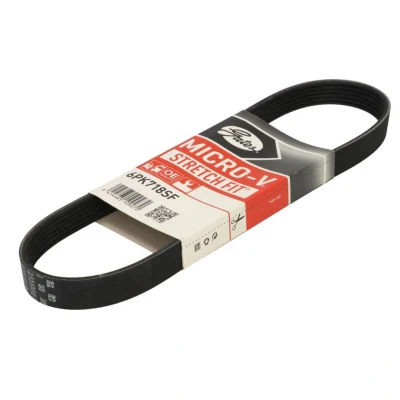 Abbildung von GATES 6PK718SF Keilrippenriemen 718 6 Polyester, EPDM (Ethylen Propylen Dien Kautschuk) LAND ROVER: Discovery 4, Range Rover Sport, 3