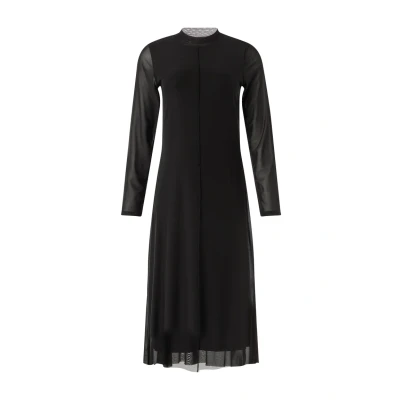 Abbildung von comma casual identity Freizeitkleid, Damen, Größe: 36, Schwarz