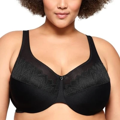 Abbildung von Glamorise Große Größen Plusgröße Wonderwire Minimizer BH mit Bügel Nr. 9003