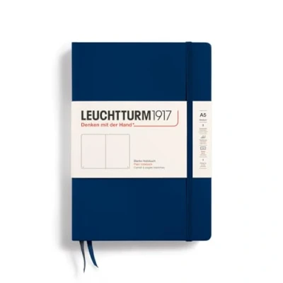 Abbildung von LEUCHTTURM1917 342924 Notizbuch Medium (A5), Hardcover, 251 nummerierte Seiten, Marine, blanko
