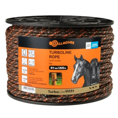 Abbildung von 2x 200 m Gallagher Duopack Weidezaunseil TurboLine (weiß)