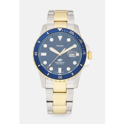 Abbildung von Fossil Three HAND DATE Watch Uhr, Herren, Größe: One Size, Two tone