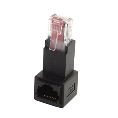 Abbildung von chenyang RJ45 8P8C FTP STP UTP Cat 5e Lan Ethernet Network Extension Adapter 90 Degree Down Angled