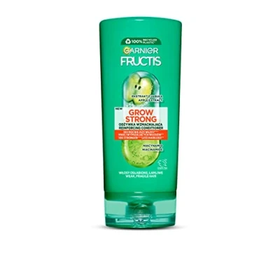 Abbildung von Garnier Fructis Grow Strong Schwämmte Haarkonditionierer mit Ausfallneigung, stärkt und vermindert das Ausfall, 200 ml