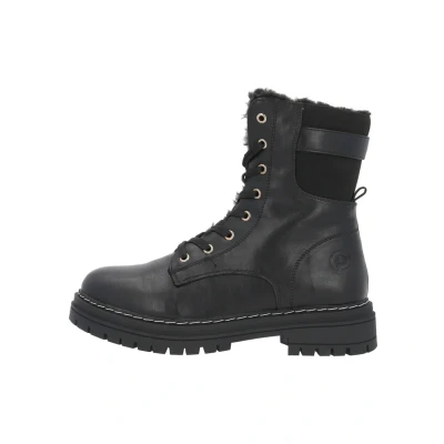 Abbildung von Palado Stiefeletten Damen Patmo gefertigt aus strapazierfähigem Material warm gefüttert und wetterfest ideal für stilvolle Auftritte im Alltag Winter. Schwarz UK3,5 EU36