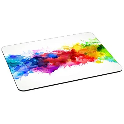 Abbildung von PEDEA Gaming und Office Mauspad 350 x 280 mm mit vernähten Rändern rutschfester Unterseite, Color Blob