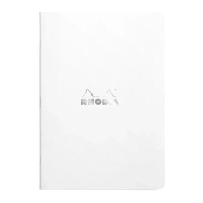 Abbildung von Rhodia 119181C Notizheft (kariert, DIN A5, 14,8 x 21 cm, 48 Blatt) 1 Stück weiß