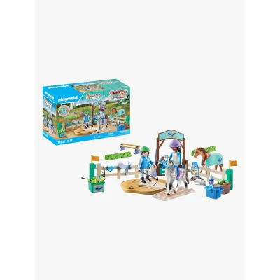 Abbildung von Playmobil 71637 Horses of Waterfall Bausatz Moderne Reitschule