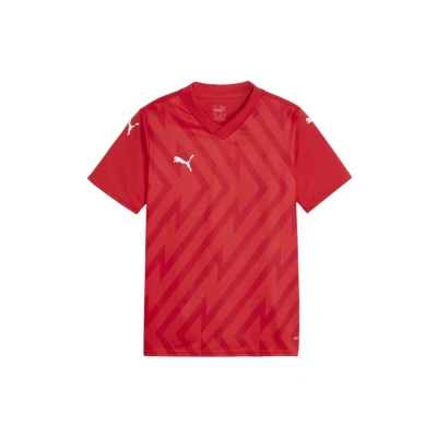 Abbildung von Puma Teamglory Sport Tshirt für Kinder, Größe: 152, Rotweissrot