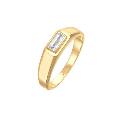Abbildung von Kuzzoi Elegant Chick Ring goldcoloured, Herren, Größe: 62, Gold coloured