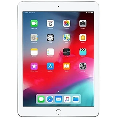Abbildung von 2018 Apple iPad (9,7 zoll, Wi Fi + Zellular, 128GB) Silber (Generalüberholt)