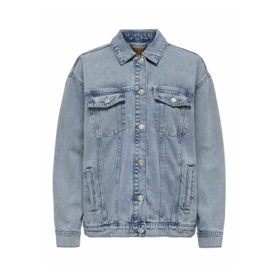 Abbildung von ONLY Jeansjacke, Damen, Größe: XL, Light blue denim