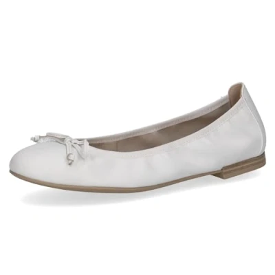 Abbildung von Caprice Klassischer Ballerina, Damen, Größe: 38, White nappa Schuhe