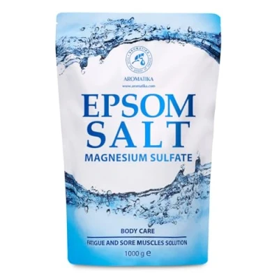 Abbildung von Epsom Salz Badesalz 1000g Natürliches Konzentrierte Magnesium quelle Lindert Muskelkater Wohltuendes &amp; Wärmendes Stärkt Immunsystem Körperpflege für Guten Schlaf