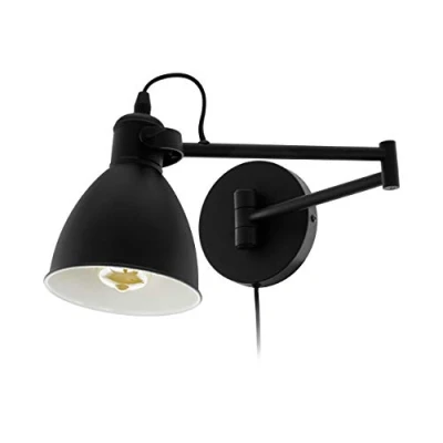 Abbildung von Eglo 97886 LED Wandleuchte SAN PERI schwarz L:13cm B:30cm H:21cm