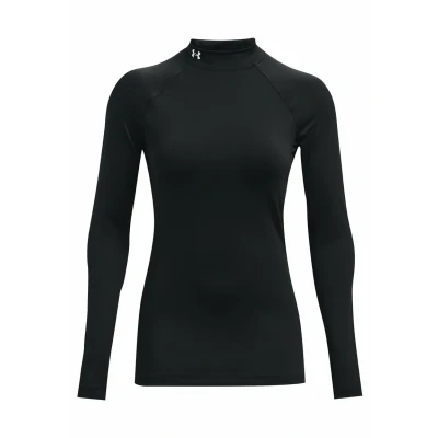 Abbildung von Under Armour Coldgear Langarmshirt, Damen, Größe: XS, Black