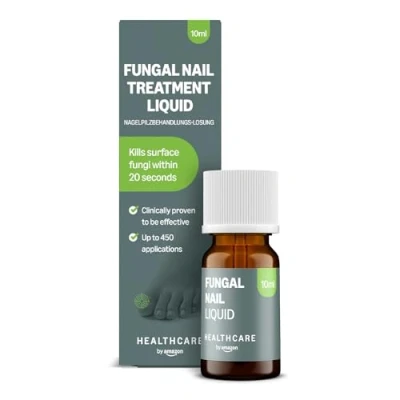 Abbildung von Healthcare by Amazon Flüssigkeit zur Behandlung von Nagelpilz, 10 ml (zuvor Basic Care) Verpackung kann variieren