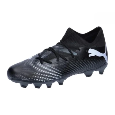 Abbildung von Puma Future 7 Match FG/AG JR Unisex Fußballschuh Nocken für Kinder, Größe: 30, Black/white Schuhe