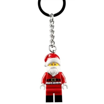Abbildung von LEGO Weihnachtsmann Schlüsselanhänger 854201