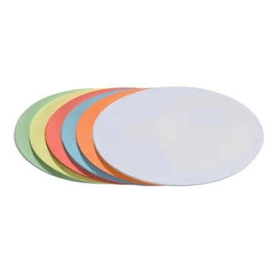 Abbildung von FRANKEN selbstklebende Moderationskarten Oval, 190 x 110 mm, sortiert, 300 Stück, farblich UMZS 1119 99