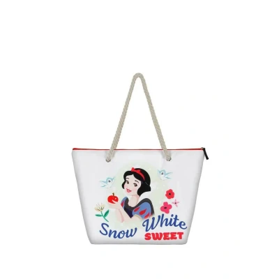 Abbildung von Schneewittchen Sweet Soleil Strandtasche, Weiß, 52 x 37 cm
