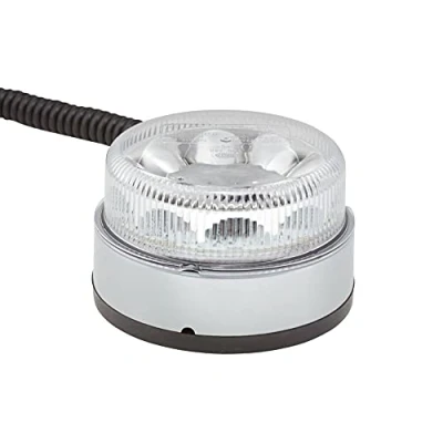 Abbildung von HELLA Rundumleuchte LED Warnleuchte Blitzleuchte K Blizzard 12V / 24V gelb Anbau/Magnetbefestigung Kabel: 600mm Stecker: DIN ISO 4165 Menge: 1 2XD 012 980 021